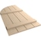 Ekena Millwork Smooth 4 Board Joined Board-n-Batten w/Quarter Round Arch Top Faux Wood Shutters, 22W x 84H, PR SHUBJQ22X84SMPR - alternate 9
